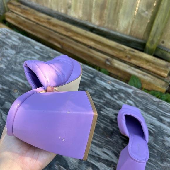 Circus NY By Sam Edelman Free People Mango Leather Heels Sz 8‎ - Picture 3 of 9